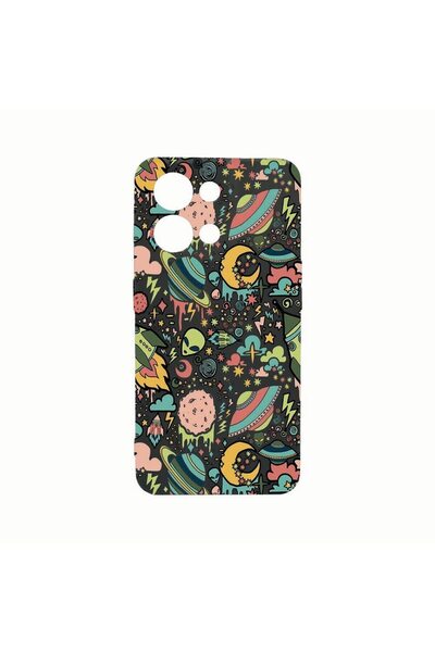 bestcase Husa Silicon, Compatibila Cu Oppo Reno8 Pro, Universe, Planets UFO, ...