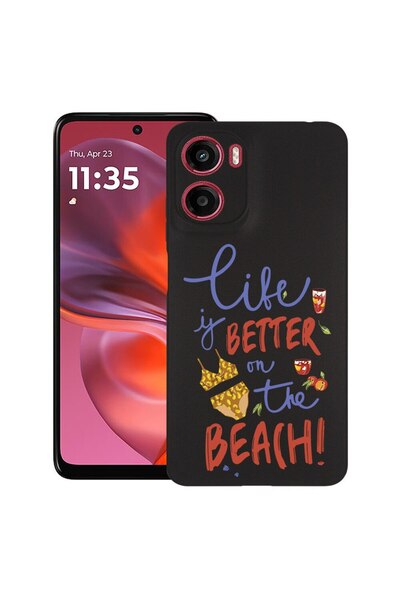 bestcase ¬Æ Husa Slim Silicon pentru Motorola Moto G05, Beach, 1926336 B 1874