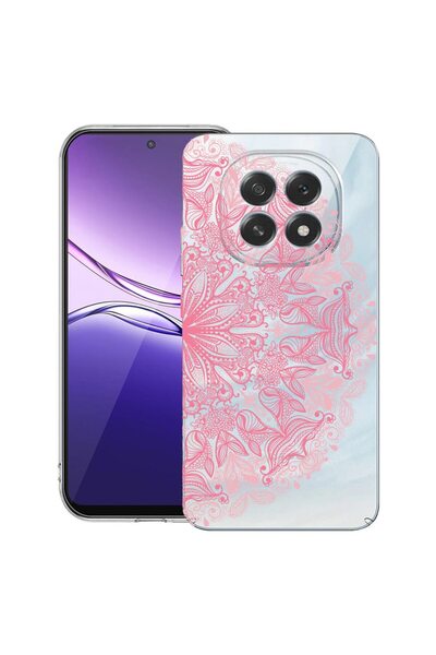 bestcase ¬Æ Husa pentru OPPO F29 Pro cu Design Lace Pink, Clear Slim Silicon,...