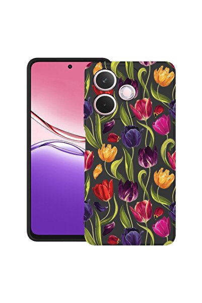 bestcase ¬Æ Husa TPU Ultra Slim Compatibila cu OPPO A5 Pro, Floral - Tulip Pa...
