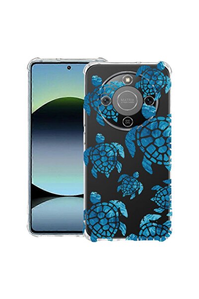bestcase ¬Æ Husa Anti Shock Compatibila cu Honor Magic8 Lite, Summer Turtles,...