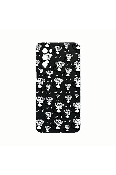 bestcase Силиконов калъф, съвместим с Motorola Moto G82 / Moto G52, с мотив м...