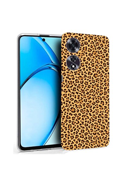 bestcase Θήκη για OPPO A60 4G, Διαφανής Σιλικόνη 2 χιλιοστών, Με σχέδιο λεοπά...