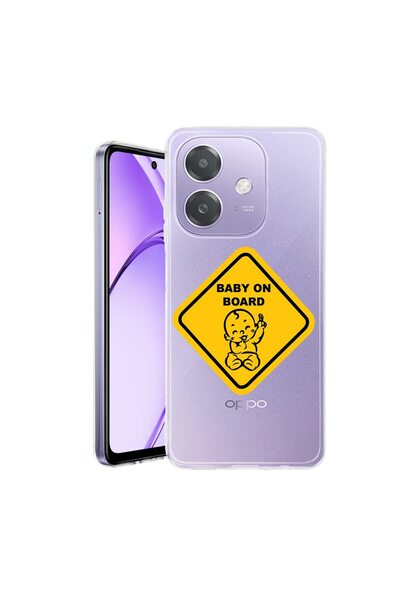 bestcase Husa pentru OPPO A40 / A40M, BestCase¬Æ Clear Silicon 2MM, Baby On B...