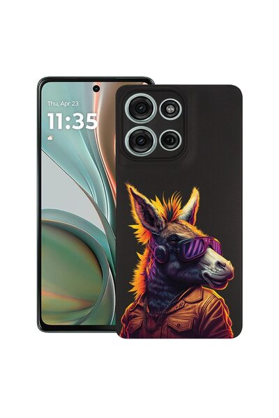 bestcase ¬Æ Case for Motorola Moto G75, Funky Dunkey, Slim Silicone 0.8MM, Sh...