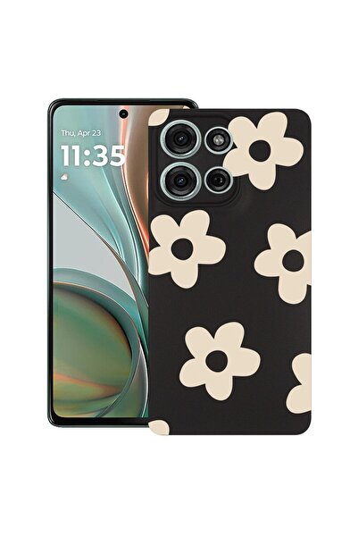 bestcase ¬Æ Husa pentru Motorola Moto G15, Retro Daisy, Slim Silicon 0.8MM, A...