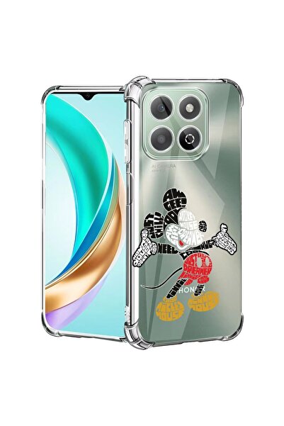 bestcase Θήκη συμβατή με Honor X8C, Αντικραδασμική 1.5MM, Καλλιγραφία Μίκυ Μά...