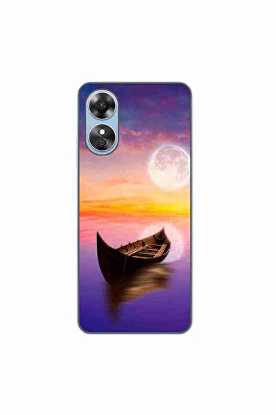 OEM Husa compatibila cu Oppo A17 Silicon Gel Tpu Model Moonlit Serenity
