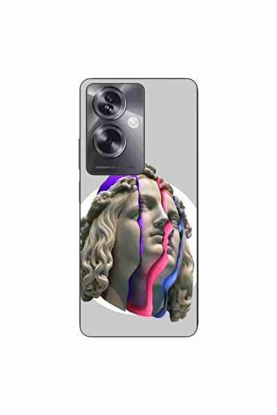 OEM Husa compatibila cu Oppo A79 5G Silicon Gel Tpu Model Neon Ruins