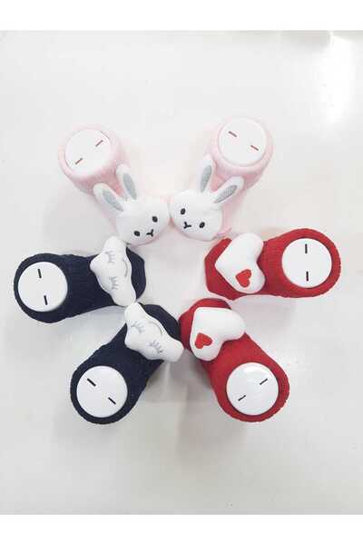 Baby by Bumbo 3 Pack Baby Socks with Accessories