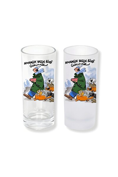 Ghostbastır Friendship Ice-Cold/Ice-Free Option Rakı Cup – 1 Stylish Presenta...
