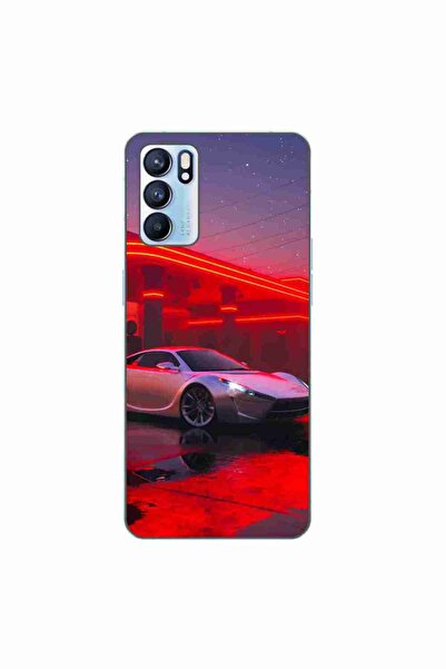 OEM Husa compatibila cu Oppo Reno6 5G Silicon Gel Tpu Model Future Car