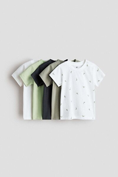H&M 5-pack cotton T-shirts