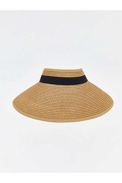 LC Waikiki Vizyon New Season Women's Straw Visor Hat