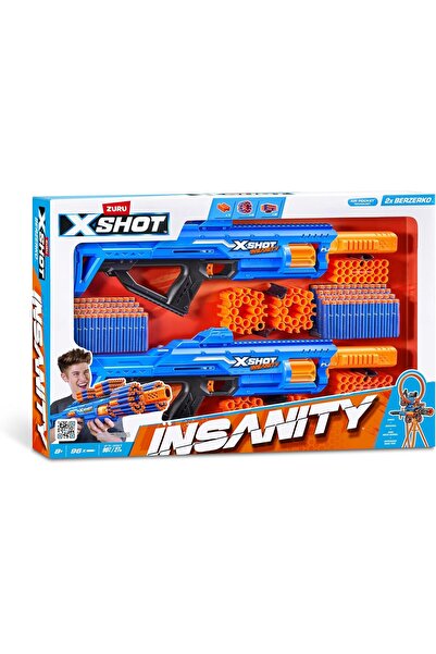 X-Shot إنسانيتي بيرزيركو 8-شوت 96 سهم، قطعتان