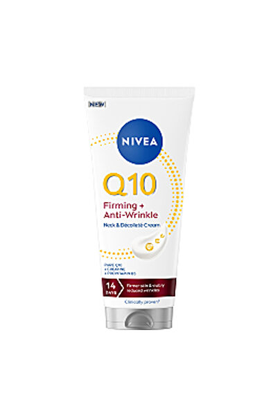 NIVEA Q10 Firming and Anti-Wrinkle Cream for Neck and Décolleté, 200 ml