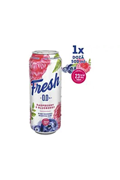 Fresh Băutură de bere fără alcool cu suc de zmeură și afine 0,5 L