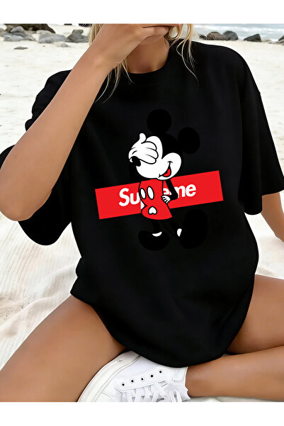SAUDI DISNEYLAND disneyland Men and Women's 100% Cotton T-Shirt - Oversized C...