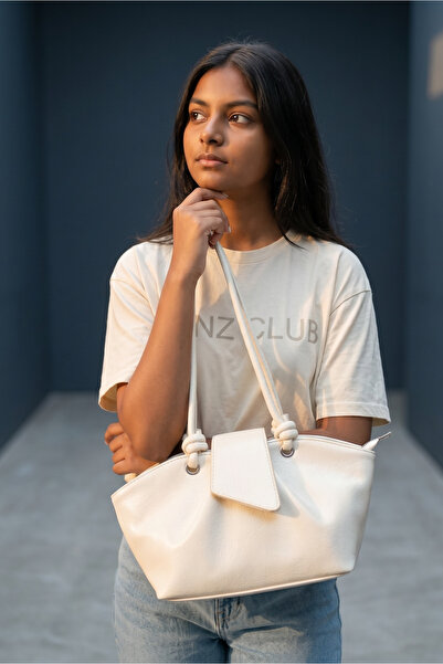 NZCLUB Women's Hand and Shoulder Bag with Zippered Handle, Lined and Covered ...
