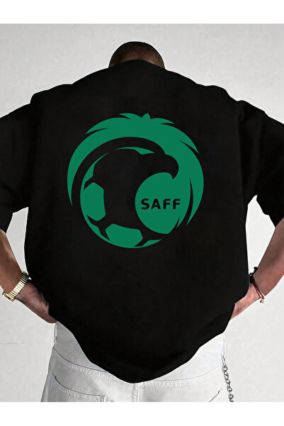 SAUDI worldcup 2026 Men and Women's 100% Cotton T-Shirt - Oversized Crew Neck...
