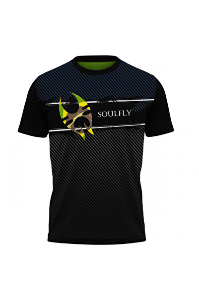 OEM Tricou barbati Soulfly , maneca scurta multicolor H046