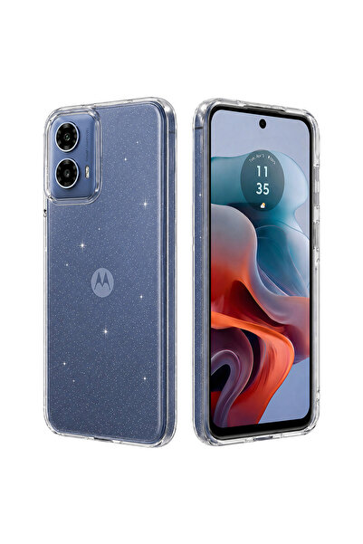 Techsuit Case for Motorola Moto G34/ Motorola Moto G45, SparkleSkin Series, s...