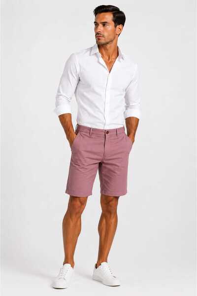 ANATOLIATEKSTILE Pantaloni Scurți Bărbați Mărimi Mari Casual Premium Bermude ...