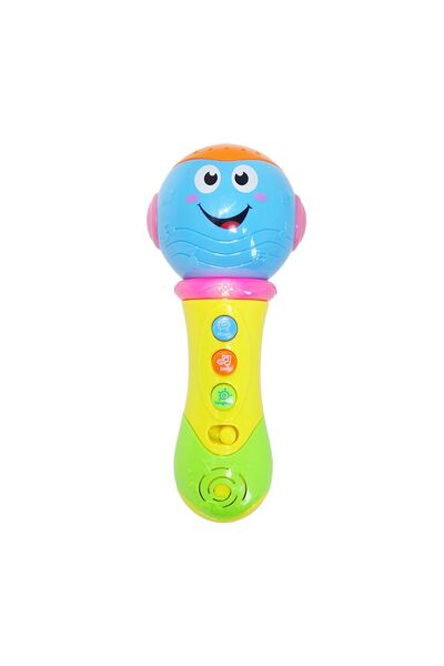 Salamandra Kids Microfon de jucarie cu lumini si cantece