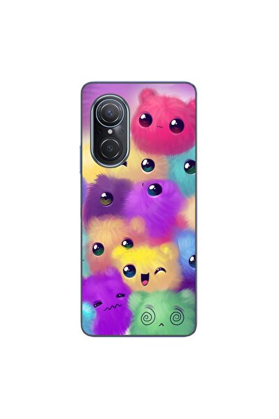 OEM Husa compatibila cu Huawei Nova 9 SE Silicon Gel Tpu Model Pufosi Colorati