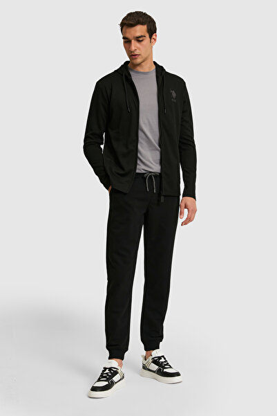 U.S. Polo Assn. Men's Black Sweatpants 50322549-Vr046