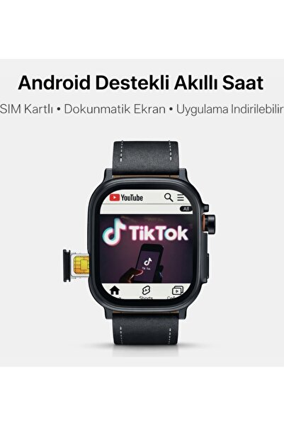 HAINOTEKO Haino Teko Sim kartlı Btk Kayıtlı Android Saat