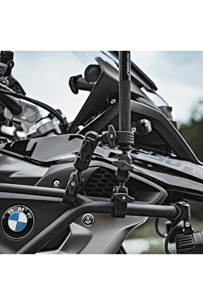 fimtech Motowolf Motosiklet için Alüminyum Aksiyon Kamera Selfi Çubuğu ve Montaj Seti