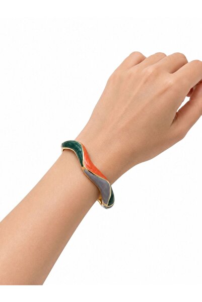 GK LUXURY & FASHION Mineli Colorful Steel Bracelet Clamp Bracelet Resistant t...