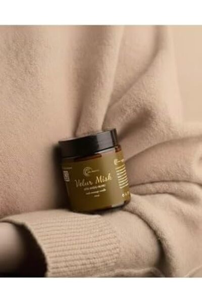 Yıldızan zkra shop Aromaterapi Misk Kokulu Masaj Mumu 100 ml Doğal Bitkisel Yağlı, Nemlendirici Etkili Mum 1