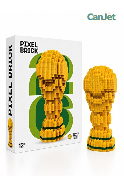 Canjet pixel brick Editions FIFA Dünya Kupası +12 Yaratıcı Yapı Oyuncak Yapım Seti (+1220 Parça)