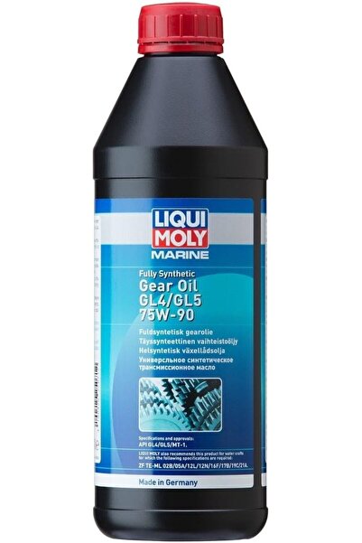 zkra shop Moly Tam Sentetik Dişli Yağı GL4/GL5 75W-90 1 Litre Otomotiv Bakım Ürünü 1053162
