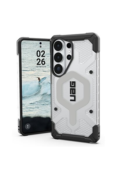 UAG Husa Pathfinder Transparentă Magnetică Samsung Galaxy S26 Ultra Argintiu ...