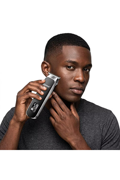 Kemei Km-1893 Men Electric Hair Clipper 2 In 1 Grooming Kit 600 mAh USB Rechargeable Male Hair Cutter Machine Set Factory Wholesale