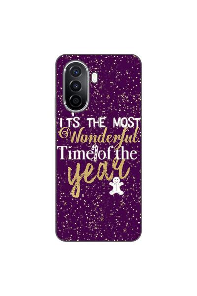OEM Θήκη συμβατή με Huawei Nova Y70, από σιλικόνη gel TPU, με Χριστουγεννιάτι...