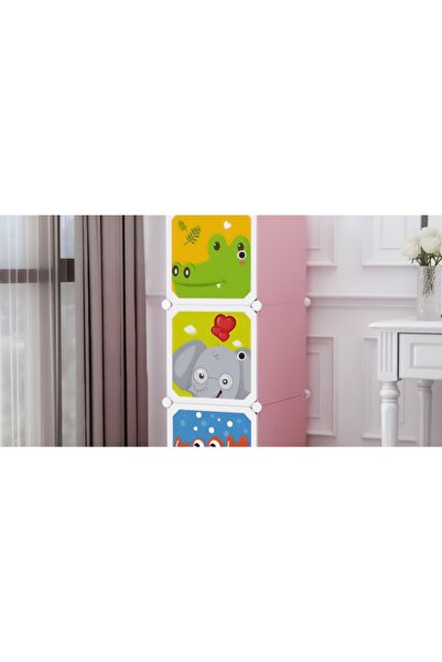 OEM Dulap Modular Copii, 3 Usi, D4378, Roz (IFT)