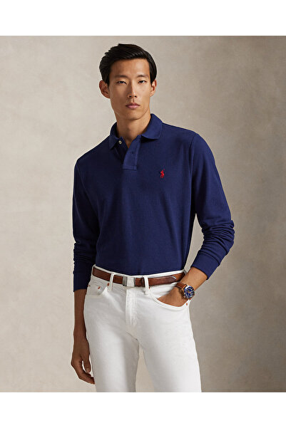 Ralph Lauren Black Label Özel Regular Kesim Fileli Polo Tişört