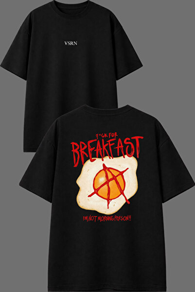 VSRN Δεν μου αρέσει το σχέδιο του "I Dont Like Breakfast" Μπλουζάκι με στάμπα...