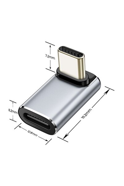 Tech-Protect Adaptor USB AA02 USB-C - USB-C Gri (5906302367979)