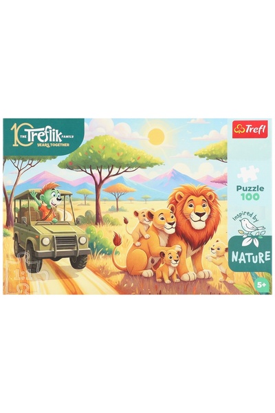 Trefl Puzzle 100 Inspirat de Natură - Lwy