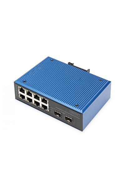 Digitus Διακόπτης 8+2 θυρών Fast Ethernet