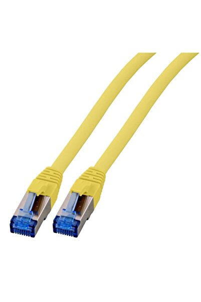 EFB Cordon de patch RJ45 S/FTP Cat.6A Cat7 TPE superflex 0.50m galben