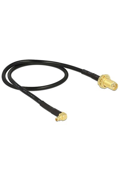DELOCK HF Adapter RP-SMA zum Einbau -> MMCX 90¬∞ 320mm