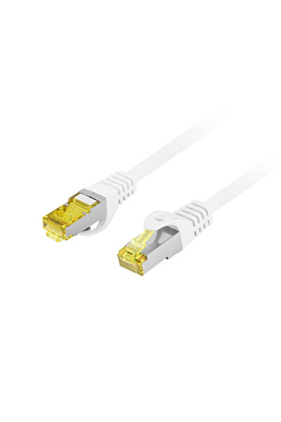 Lanberg PATCHCORD KAT.6A S/FTP LSZH CU 1.5M BIA≈ÅY FLUKE PASSED
