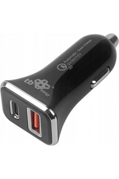 TB Încărcător auto universal USB A+C QC