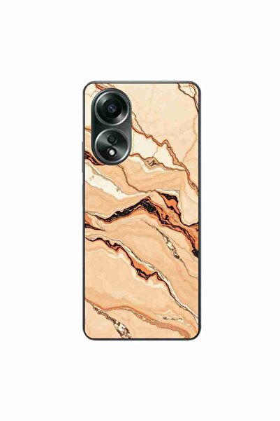 OEM Husa compatibila cu Oppo A58 4G Silicon Gel Tpu Model Desert Stone Marble